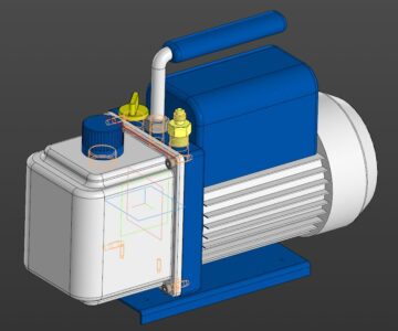 3D модель Насос вакуумный Value VE-225N 3D модель