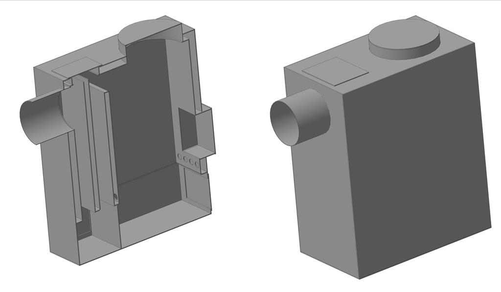 3D модель Котел длительного горения на твердом топливе до 130м/кв