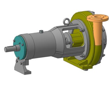 3D модель Насос гидроциклонной установки