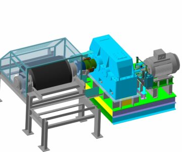 3D модель Приводная станция конвейера В=1000 мм, L=556 метр