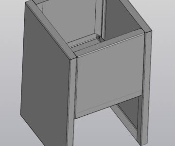 3D модель Наполная стойка для огнетушителя