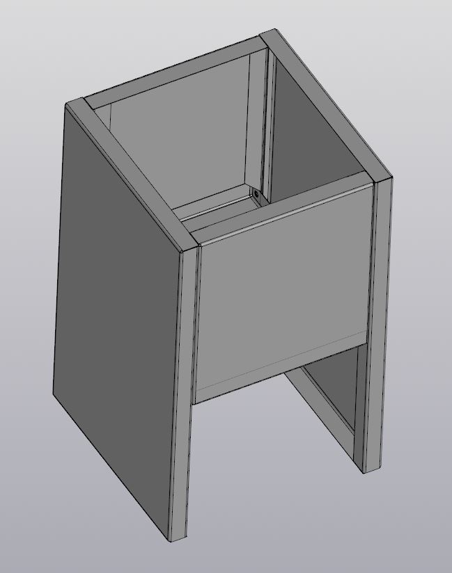 3D модель Наполная стойка для огнетушителя