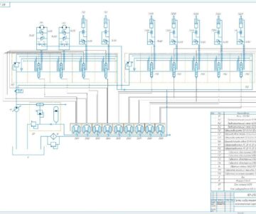 Чертеж Проектирование гидропривода автоподъемника