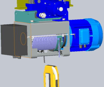 3D модель 3D Модель электротали HVAT2512E2