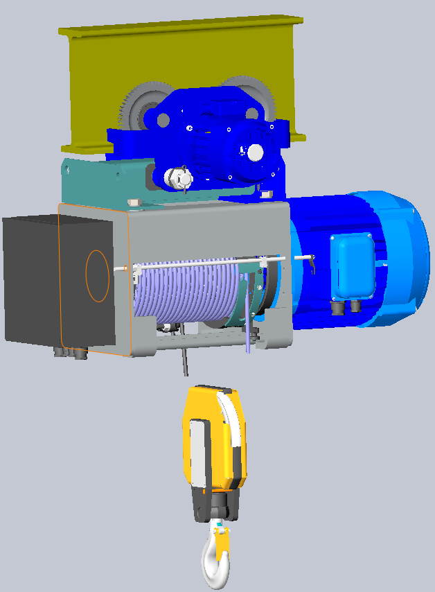 3D модель 3D Модель электротали HVAT2512E2