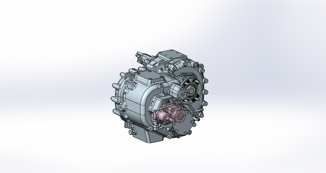 3D модель Раздаточная коробка ZF VG 2000-300 c КОМ N200b