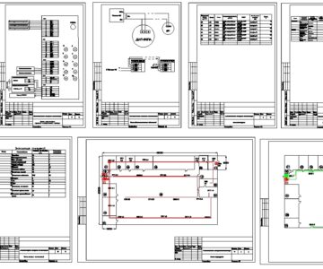 Чертеж Проектирование автоматизированной системы пожарной сигнализации и оповещения о пожаре для механосборочного цеха, включающего в свой состав электроподстанцию