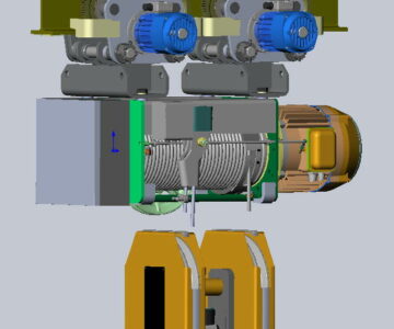 3D модель 3D Модель электротали HVATB4511E306NS