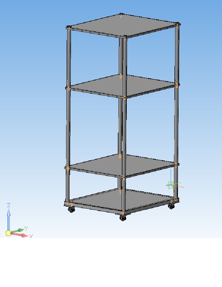 3D модель Стойка