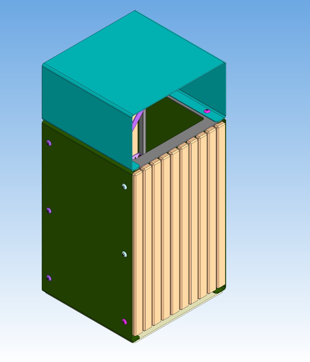 3D модель Урна 400х380х880