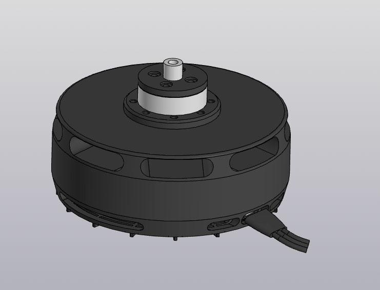 3D модель Электродвигатель для квадрокоптера U15II KV100