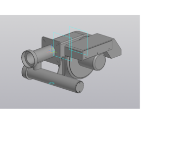 3D модель 3D модель горелки CIB Unigas PN70