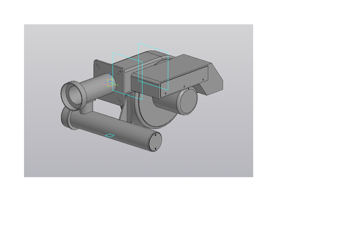 3D модель 3D модель горелки CIB Unigas PN70