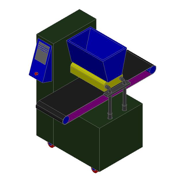 3D модель Отсадочная машина для печенья