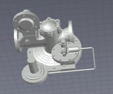 3D модель Регулятор газа РДГ-50-Н