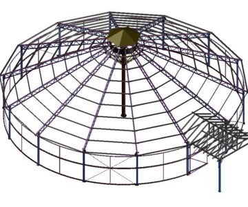 3D модель 3D модель каркаса Ротонды