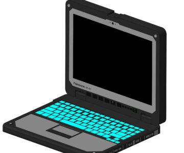 3D модель Ноутбук Panasonic Toughbook CF-33AEHAAT9