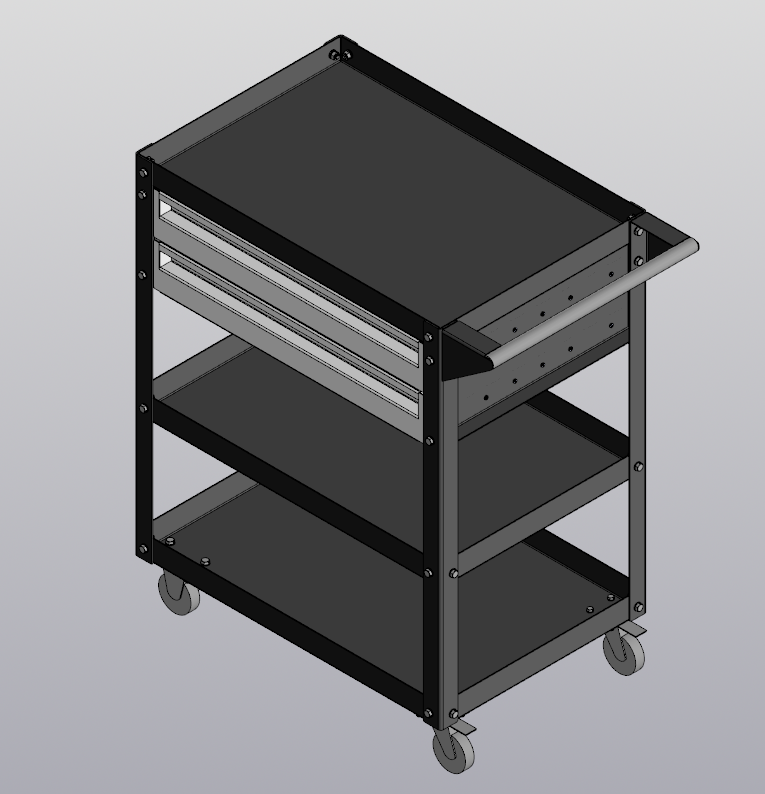 3D модель Тележка для инструмента