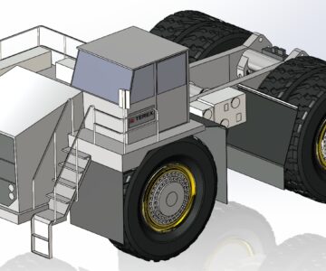 3D модель База Terex TR100 без платформы