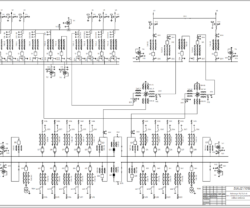 Чертеж Автоматизация проектирования релейной защиты трансформаторов с терминалами нового типа