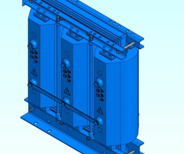 3D модель Трехфазный силовой трансформатор ТЛС-25