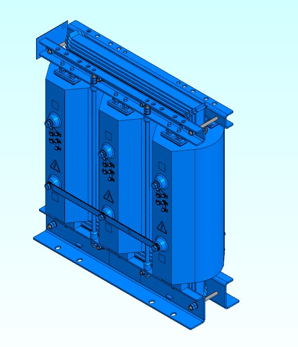 3D модель Трехфазный силовой трансформатор ТЛС-25
