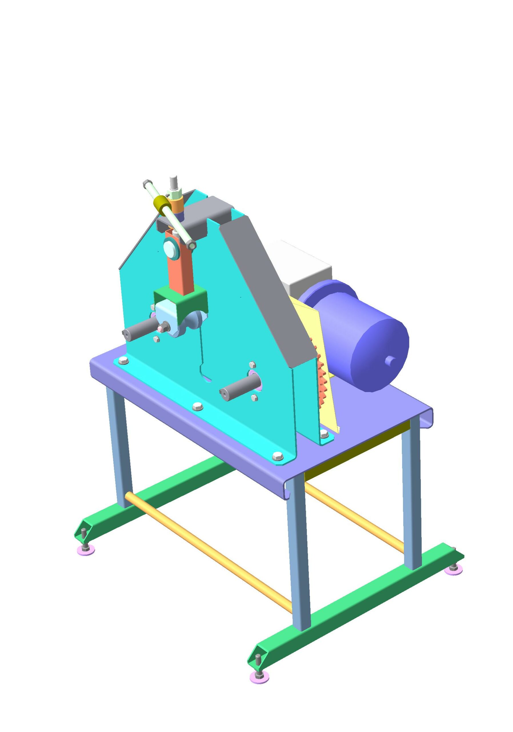 3D модель Станок гибки профиля