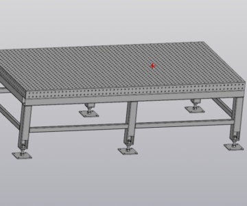 3D модель Сварочный стол 2980х1480х900