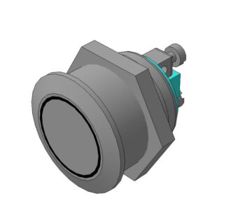 3D модель Кнопка антивандальная 06-0357-B,  ø19 (PBS-28В, A19-A2)