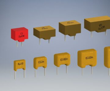 3D модель Конденсаторы К10-17А, К10-17Б вся номенклатура корпусов.