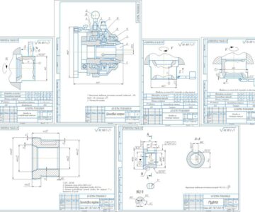 Чертеж Разработка технологического процесса обработки детали муфта
