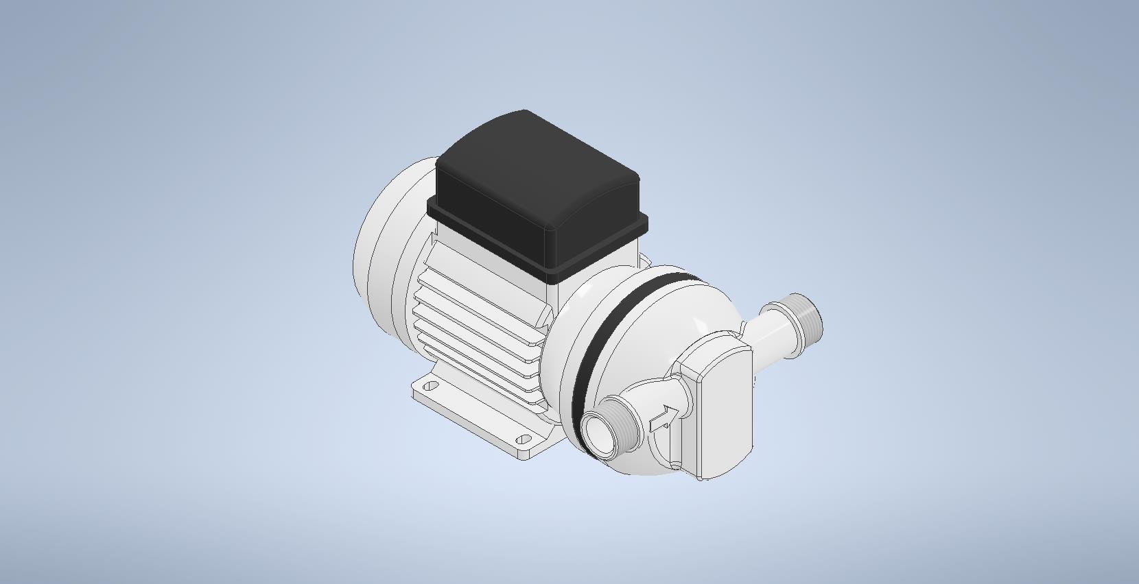 3D модель Насос мембранный электрический DS-220