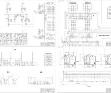 Чертеж Тяговая подстанция переменного тока с разработкой индивидуальной части проекта автоматика обдува силового трансформатора