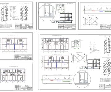 Чертеж "Проектирование систем водоснабжения, водоотведения и водостоков жилого здания"