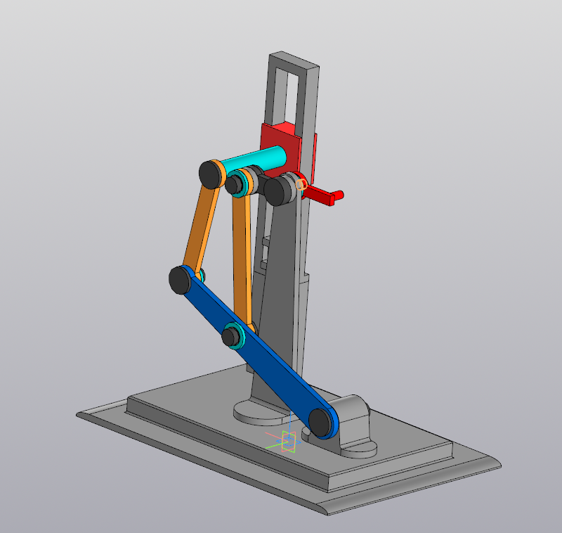 3D модель Шарнирный механизм