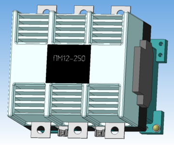 3D модель Контактор ПМ12-250