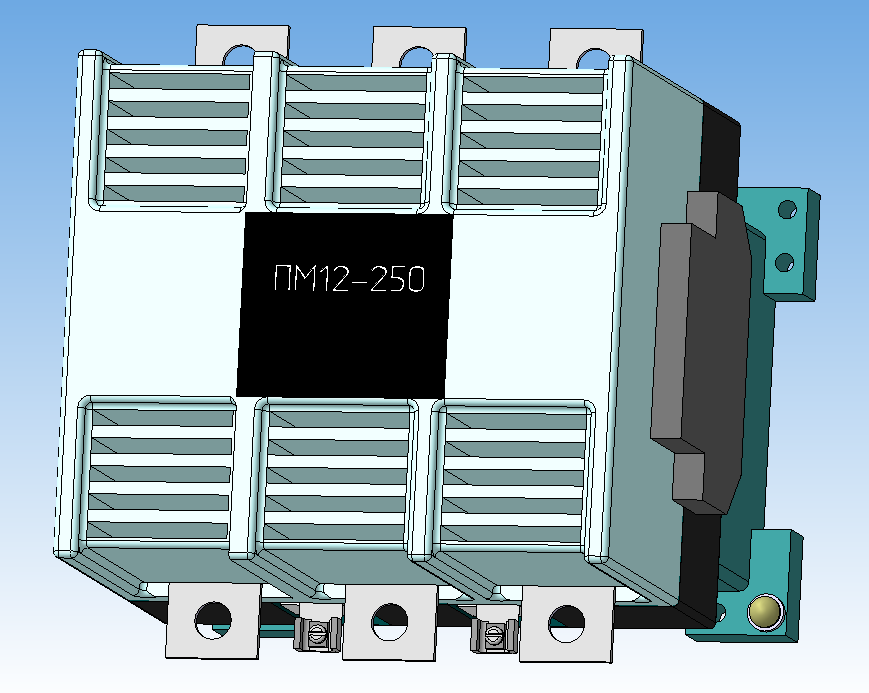 3D модель Контактор ПМ12-250