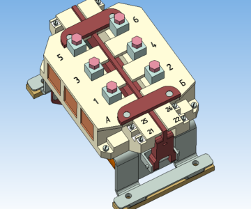 3D модель Контактор КНТ425