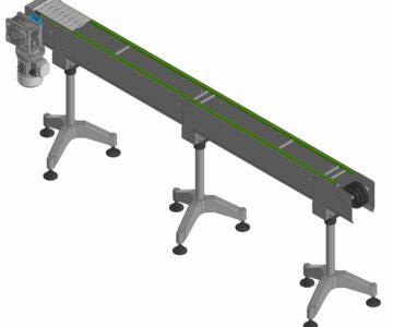 3D модель Конвейер цепной L=2500 мм, цепь 152,4