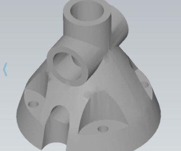 3D модель Кронштейн для настольной лампы Dexp & Kuxurv