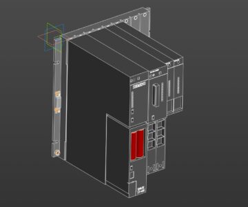 3D модель Программируемый контроллер ПЛК S7-400