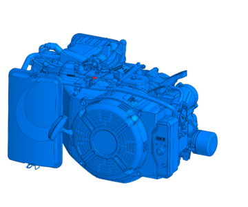 3D модель 3D модель двигателя Zongshen GB620