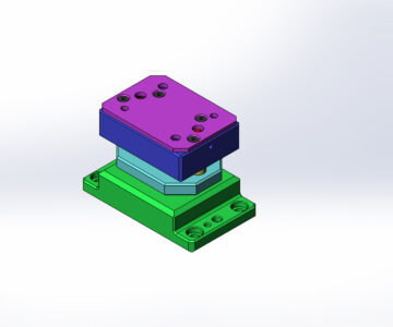 3D модель Пазный штамп