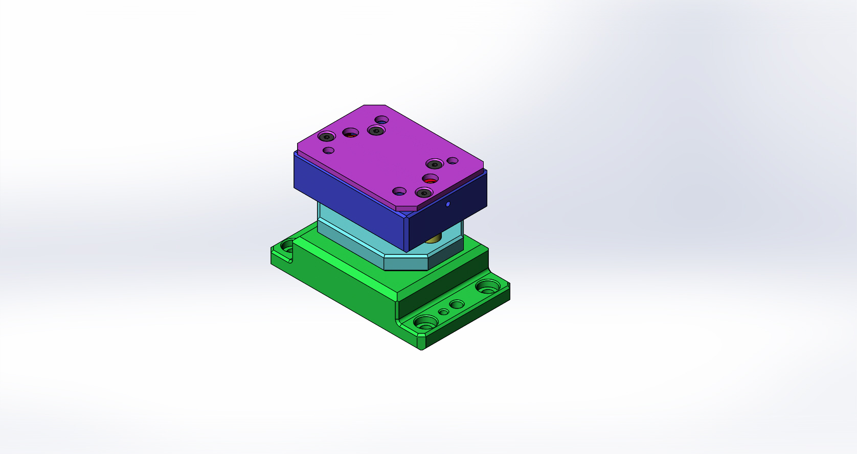 3D модель Пазный штамп