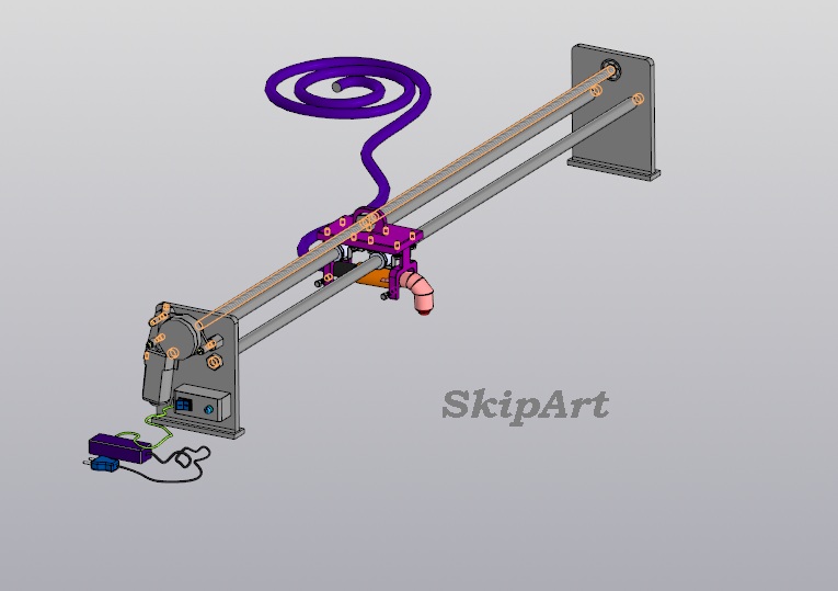 3D модель Плазмарез на стеклоподъемнике от авто (проверено практикой)