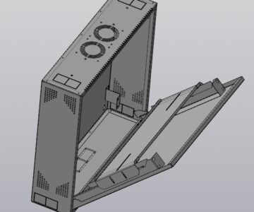 3D модель Шкаф коммутационный