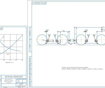 Чертеж Расчет тормозной системы 8-осной цистерны