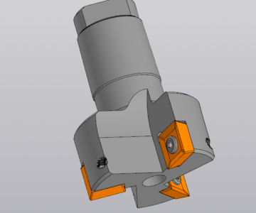 3D модель Фреза торцевая D46