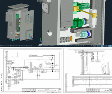 3D модель Шкаф управление станком качалки нефти с преобразователем частоты 30кВт