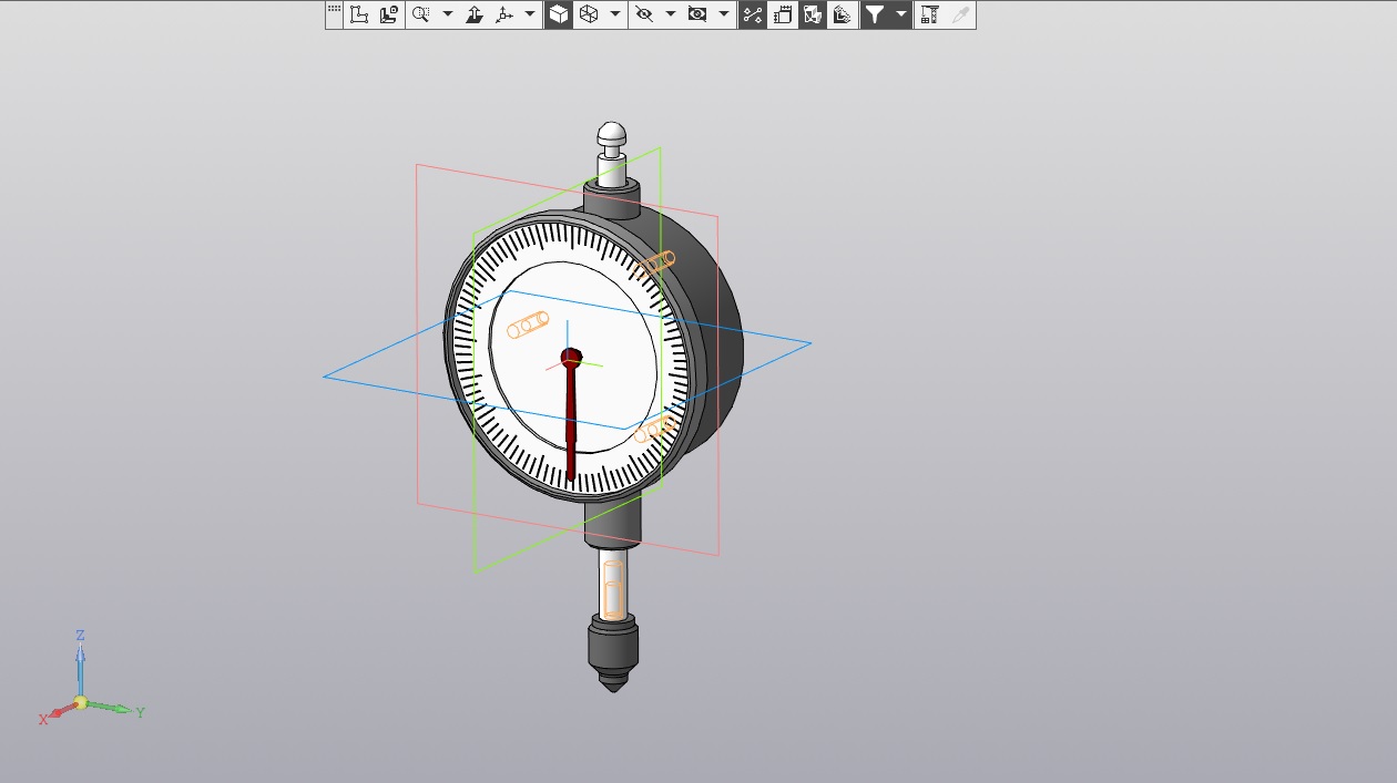 3D модель Индикатор часового типа ИЧ-10